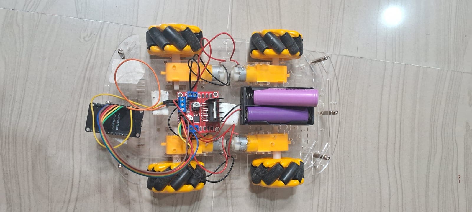 ESP32 Bluetooth Mecanum Wheel RC Car β Complete DIY Robotics Kit